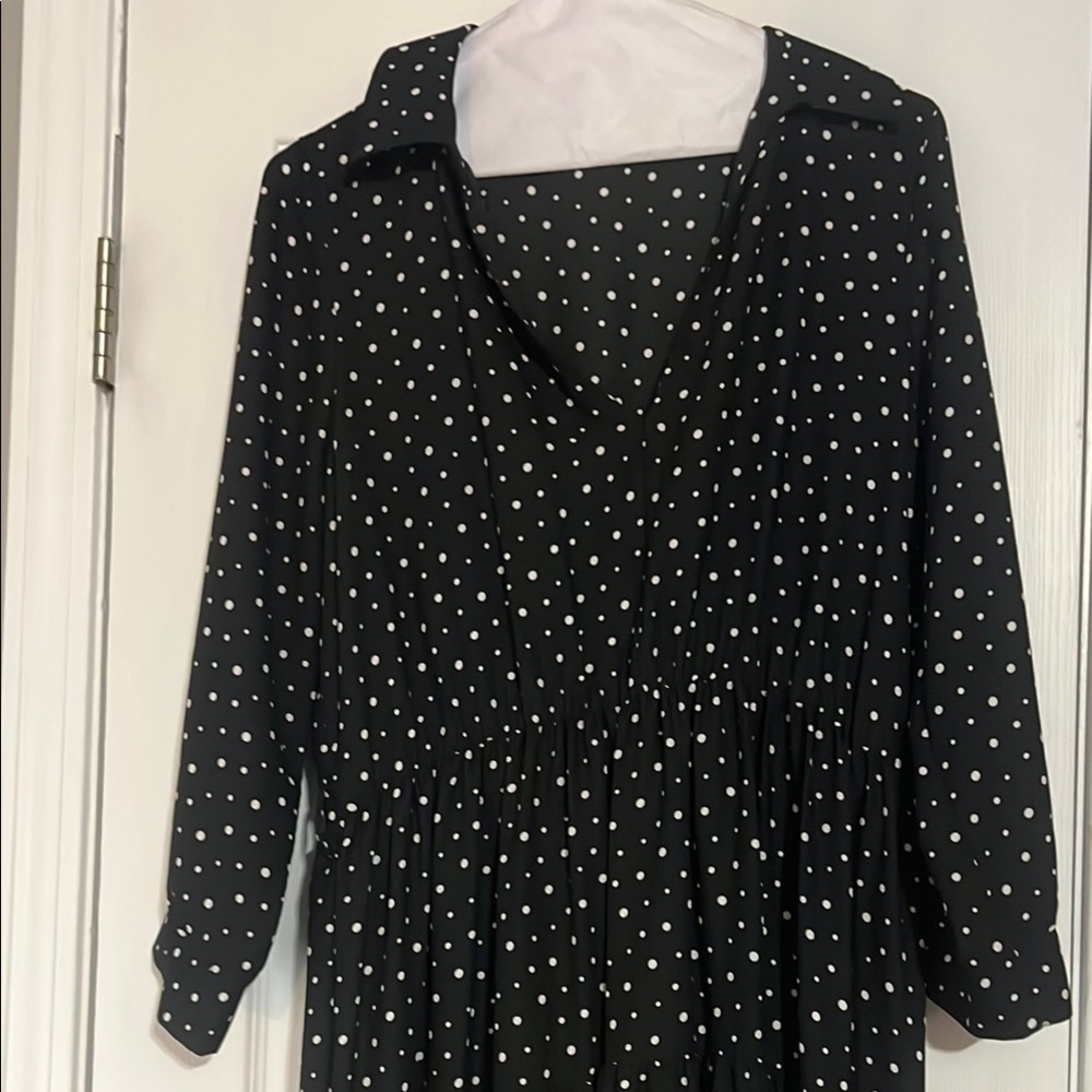 Black Polka Dot Dress